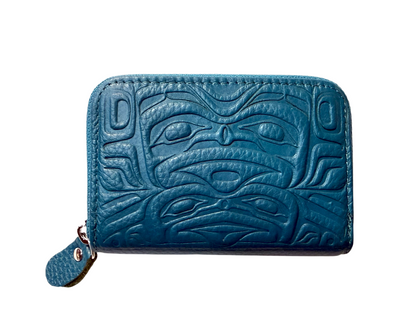 Cardholder - Leather - Teal - Bear & Frog