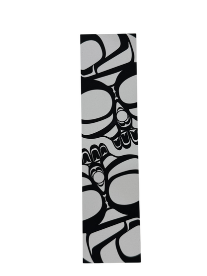 Bookmark - Skull - White