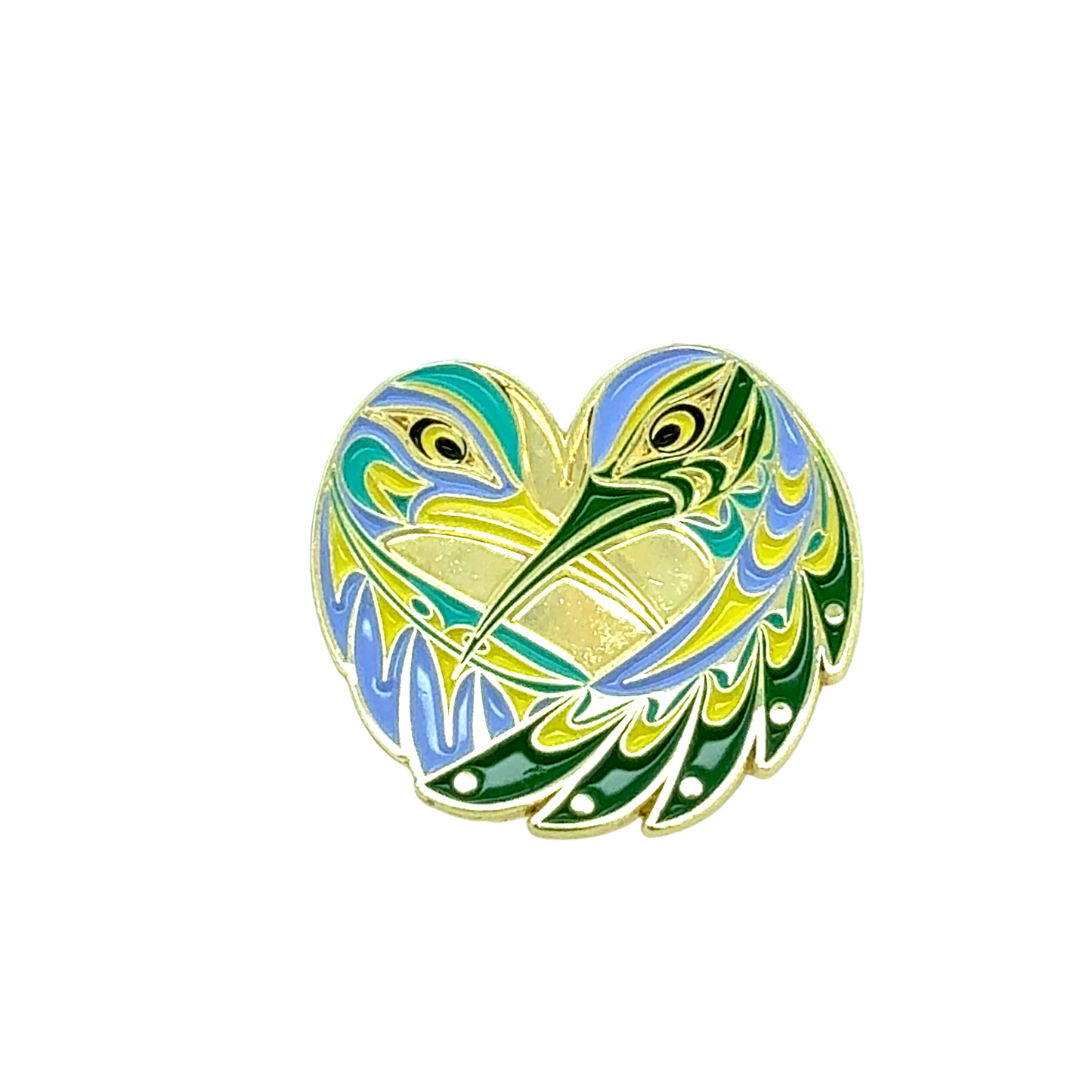 Pin - Enamel - Hummingbird Love