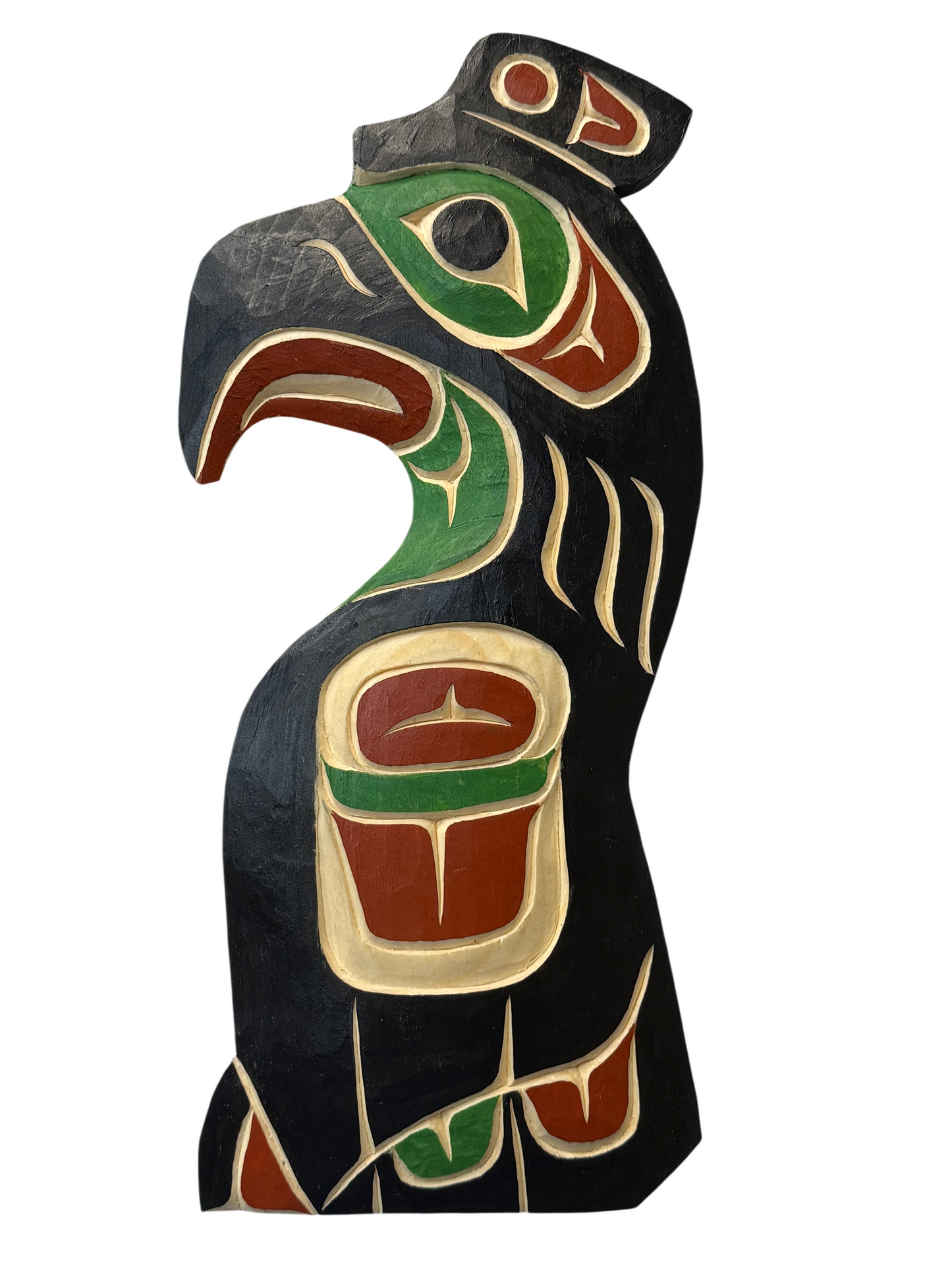 Wooden Plaque - Pine - Ko'lus - Young Thunderbird