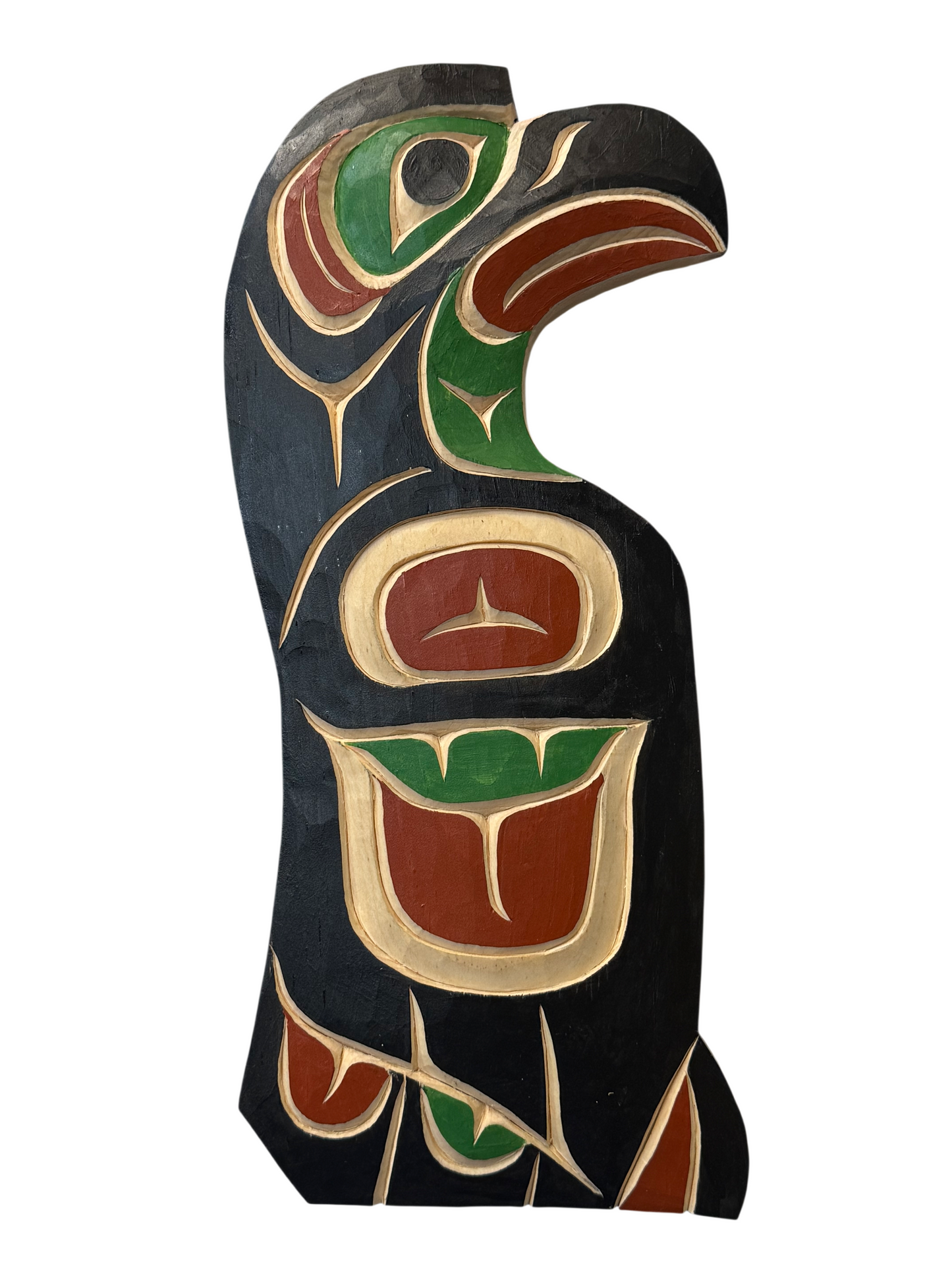 Wooden Plaque - Pine - Raven