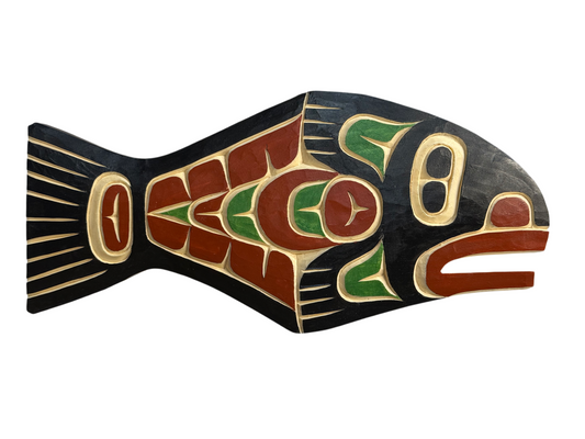 Wooden Plaque - Pine - Halibut