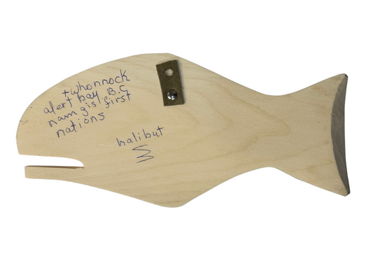 Wooden Plaque - Pine - Halibut