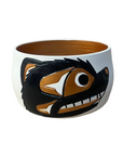 Ceramic Pot - Small - Bear & Eagle - Gold