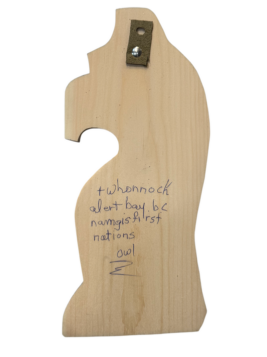 Wooden Plaque - Pine - Owl