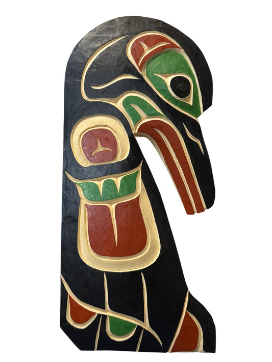 Wooden Plaque - Pine - Crane