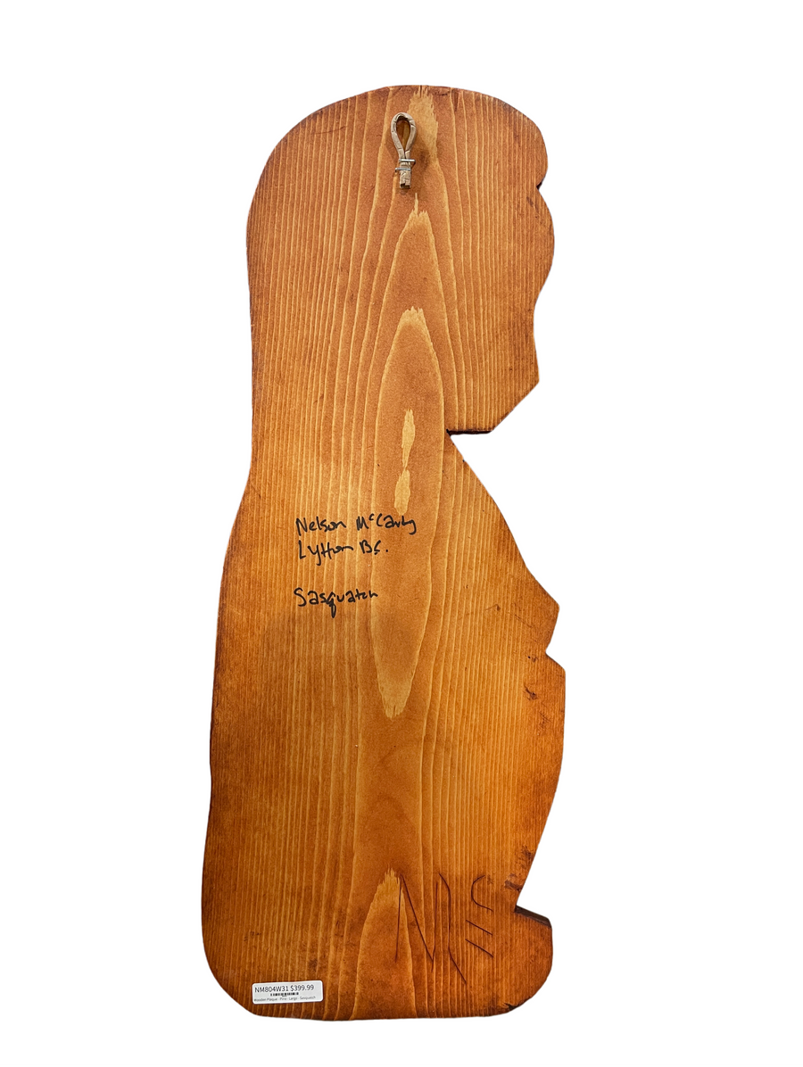 Wooden Plaque - Pine - Large - Sasquatch