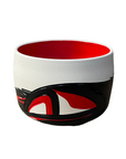 Ceramic Pot - Small - Wolf - Red