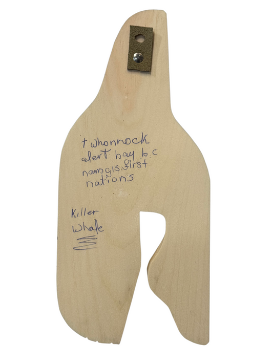 Wooden Plaque - Pine - Orca