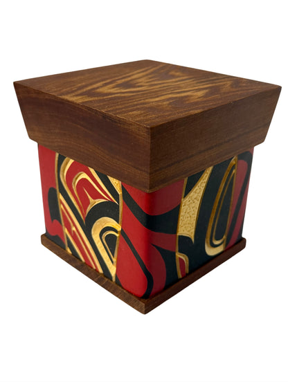 Bentwood Box - Carved - Eagle - Natural