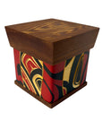 Bentwood Box - Carved - Eagle - Natural