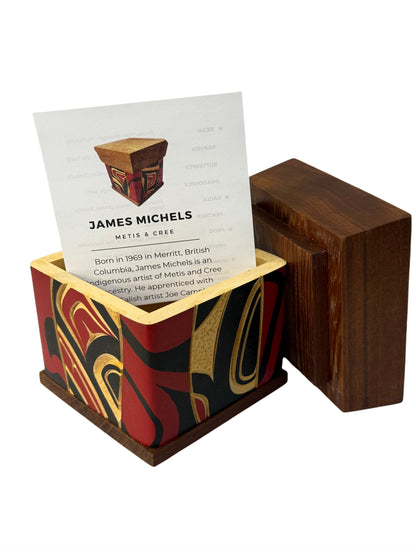 Bentwood Box - Carved - Eagle - Natural