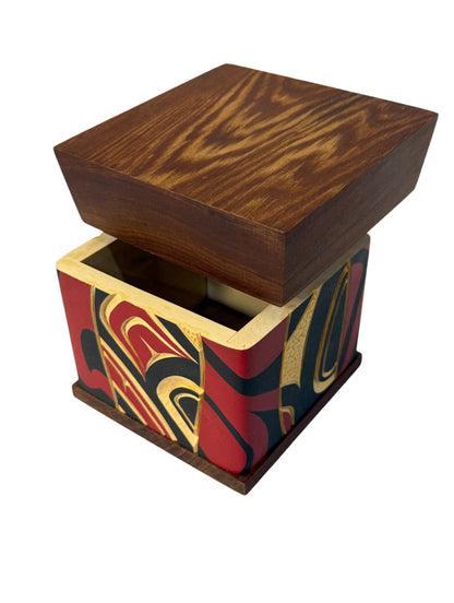 Bentwood Box - Carved - Eagle - Natural