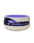Ceramic Pot - Small - Hummingbird - Purple