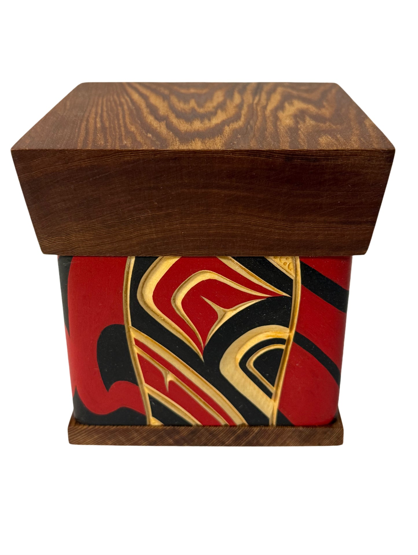 Bentwood Box - Carved - Eagle - Natural