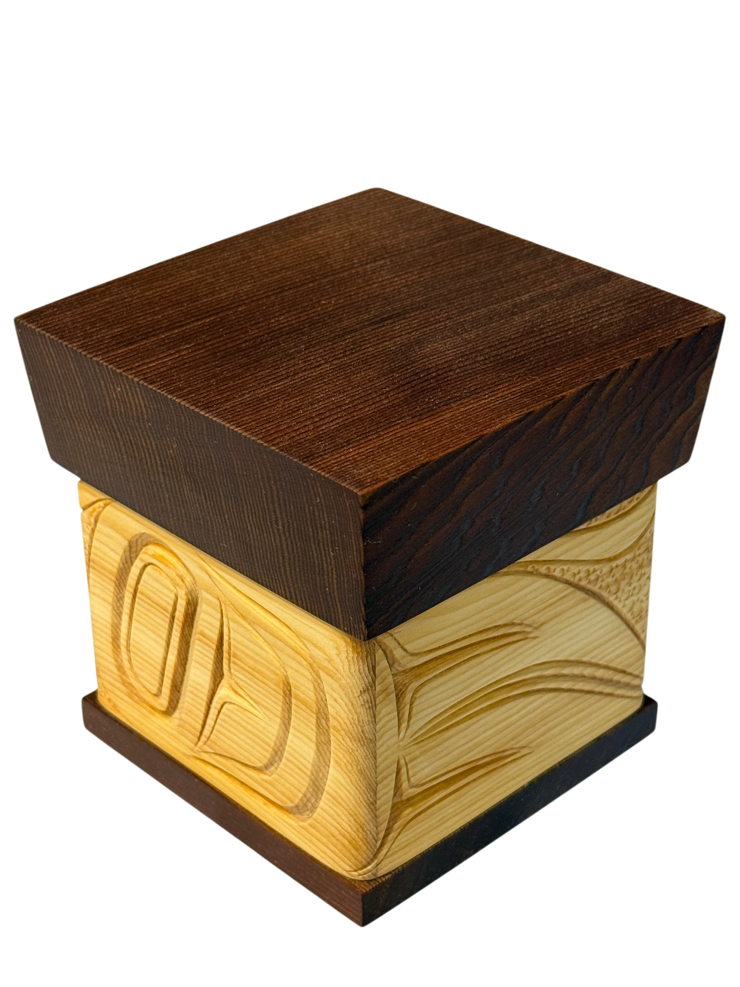 Bentwood Box - Carved - Eagle - Natural