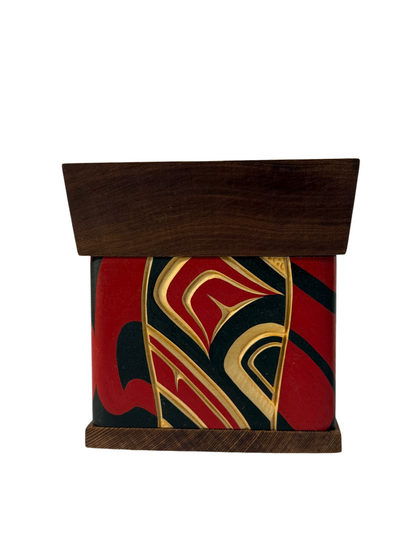 Bentwood Box - Carved - Eagle - Natural