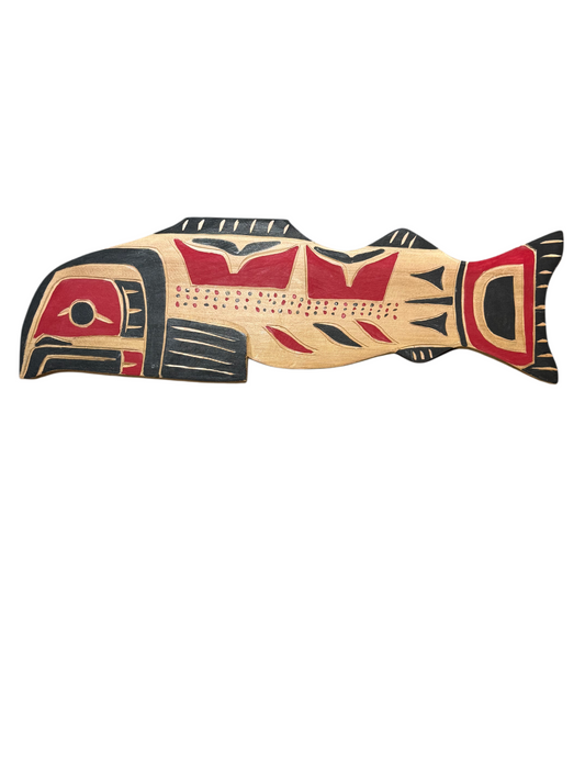 Wooden Plaque - Red Cedar - Salmon