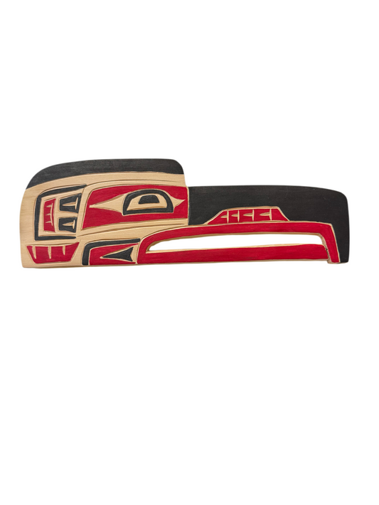 Wooden Plaque - Red Cedar - Raven
