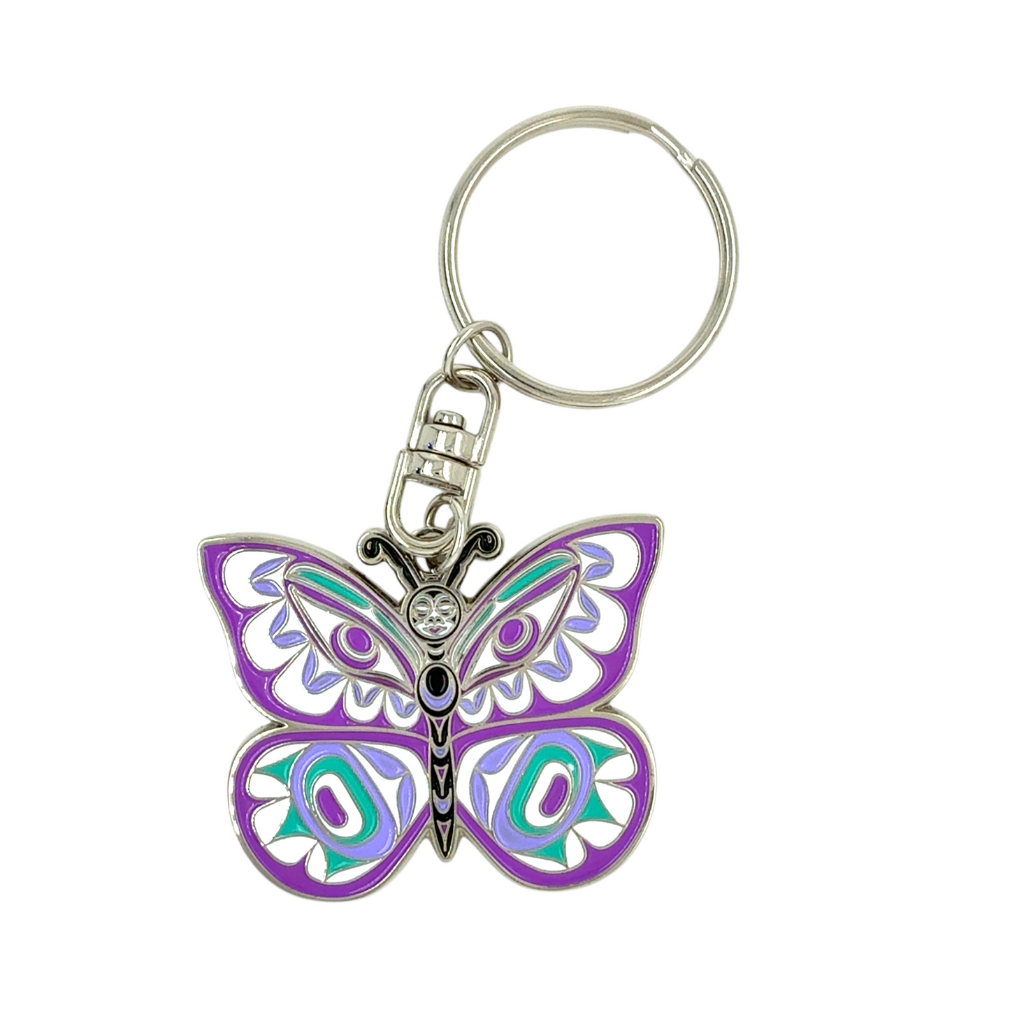 Keychain - Enamel - Butterfly