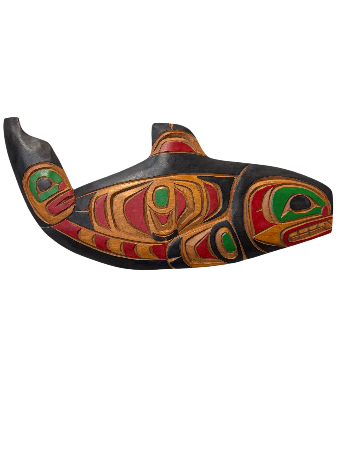 Wooden Plaque - Pine - Large - Orca