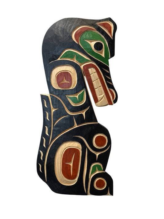 Wooden Plaque - Pine - Wolf