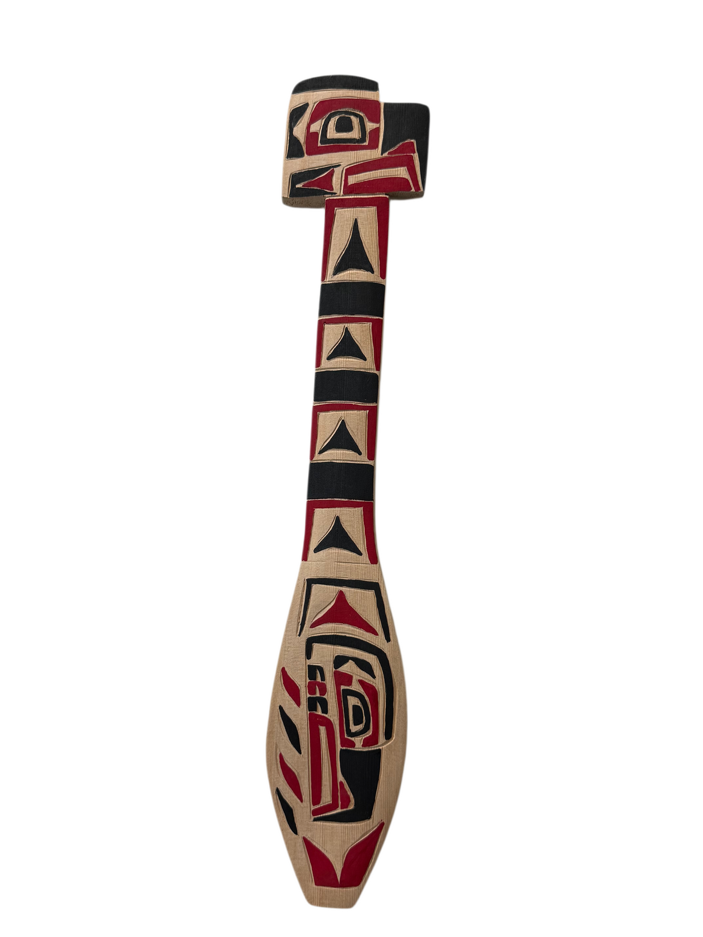 Wooden Plaque - Red Cedar - Paddle - Eagle