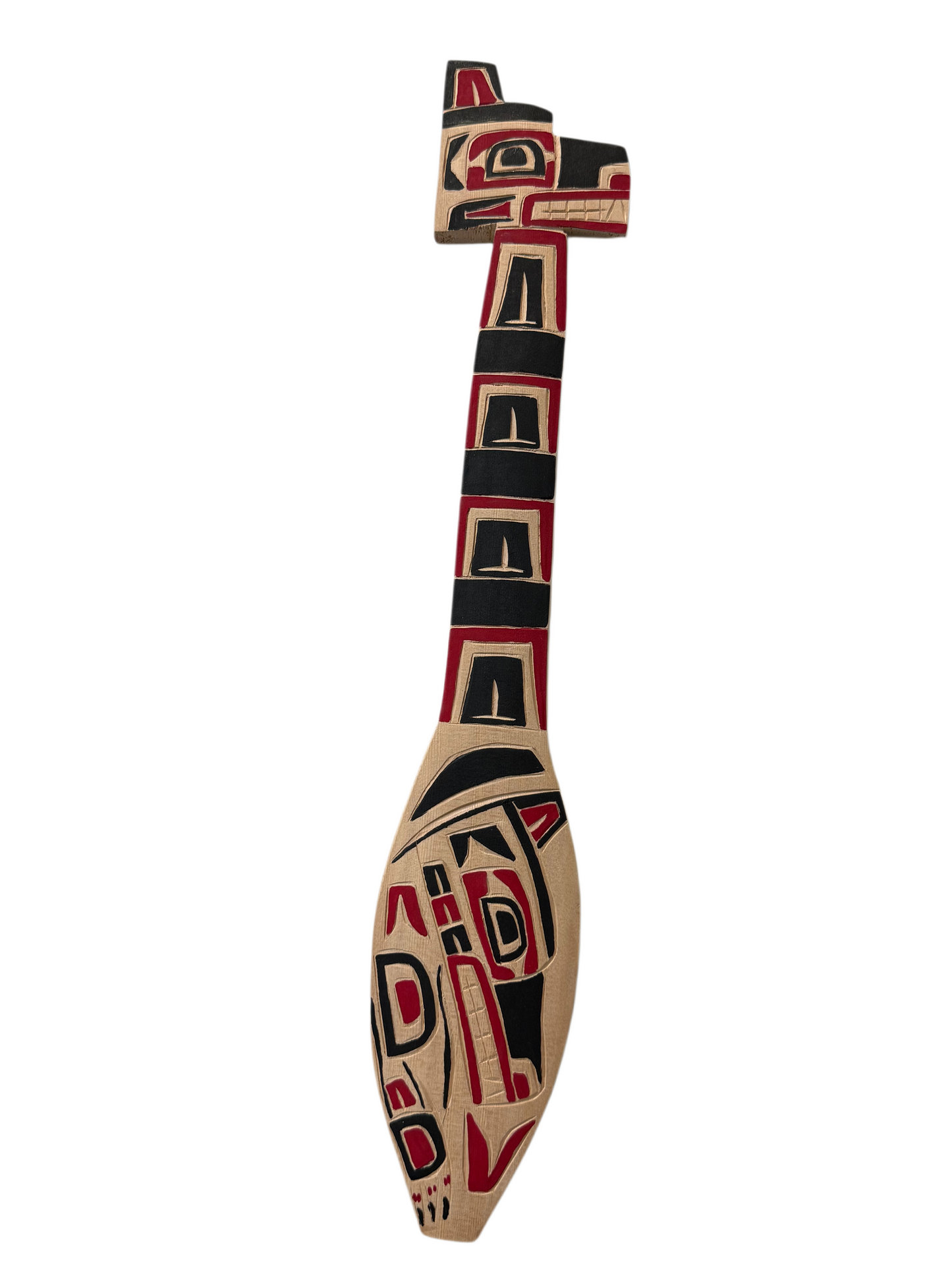 Wooden Plaque - Red Cedar - Paddle - Bear