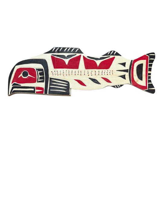 Wooden Plaque - Red Cedar - Salmon