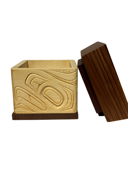Bentwood Box - Carved - Eagle