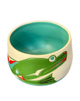 Ceramic Pot - Small - Frog - Teal