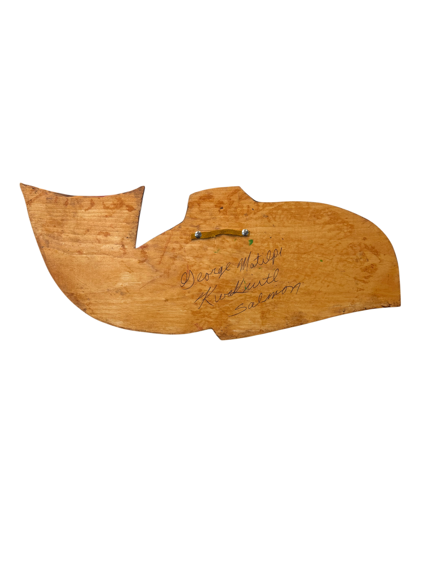 Wooden Plaque - Pine - Salmon