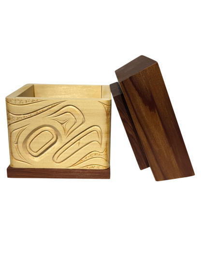 Bentwood Box - Carved - Eagle