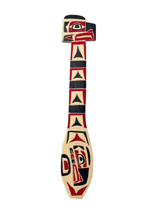 Wooden Plaque - Red Cedar - Paddle - Eagle