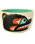 Ceramic Pot - Medium - Beaver - Teal