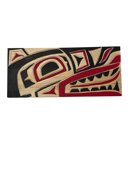 Wooden Plaque - Pine - Wolf