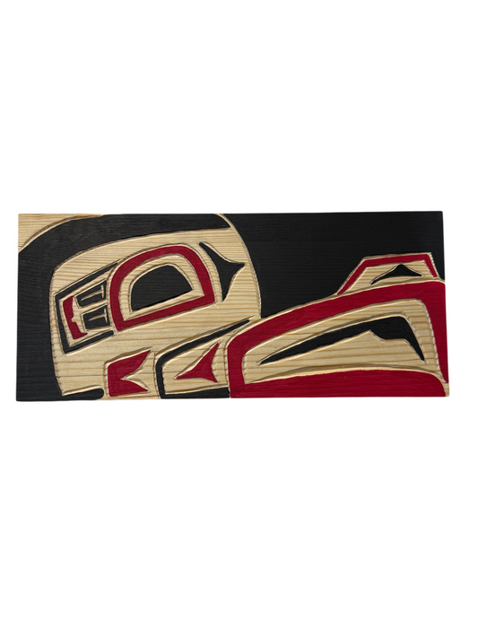 Wooden Plaque - Pine - Raven