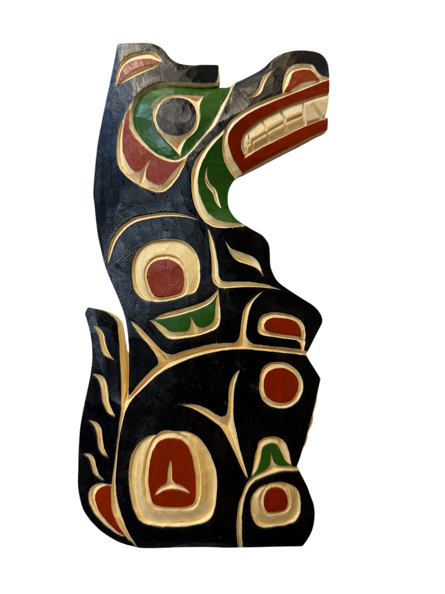 Wooden Plaque - Pine - Wolf