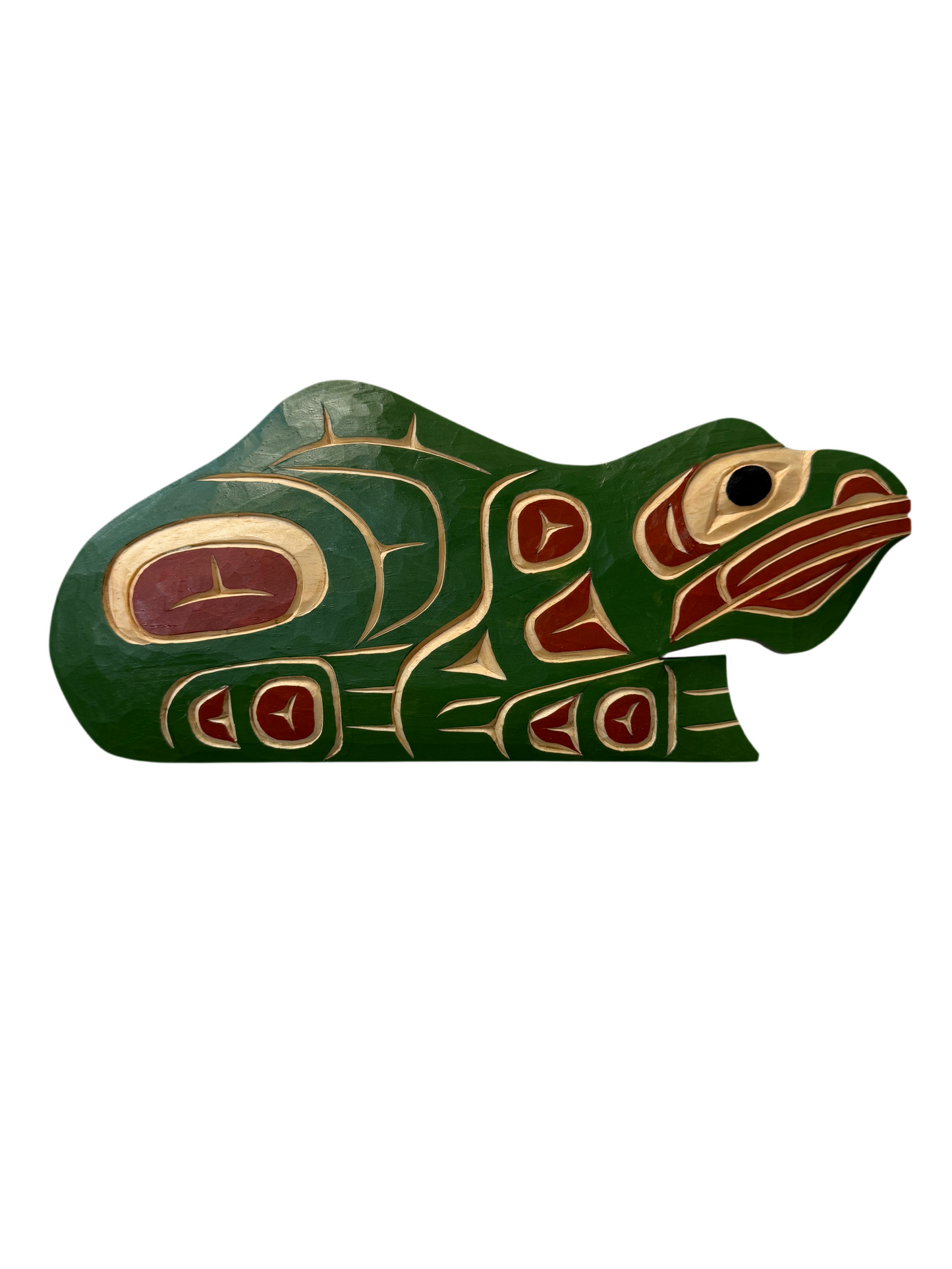Wooden Plaque - Pine - Frog
