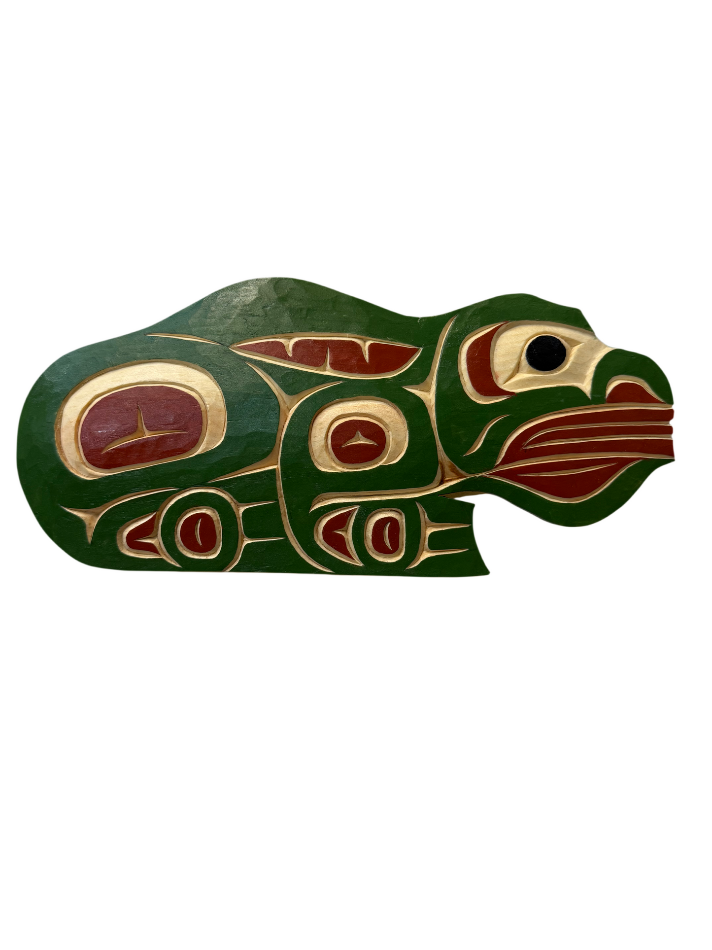 Wooden Plaque - Pine - Frog