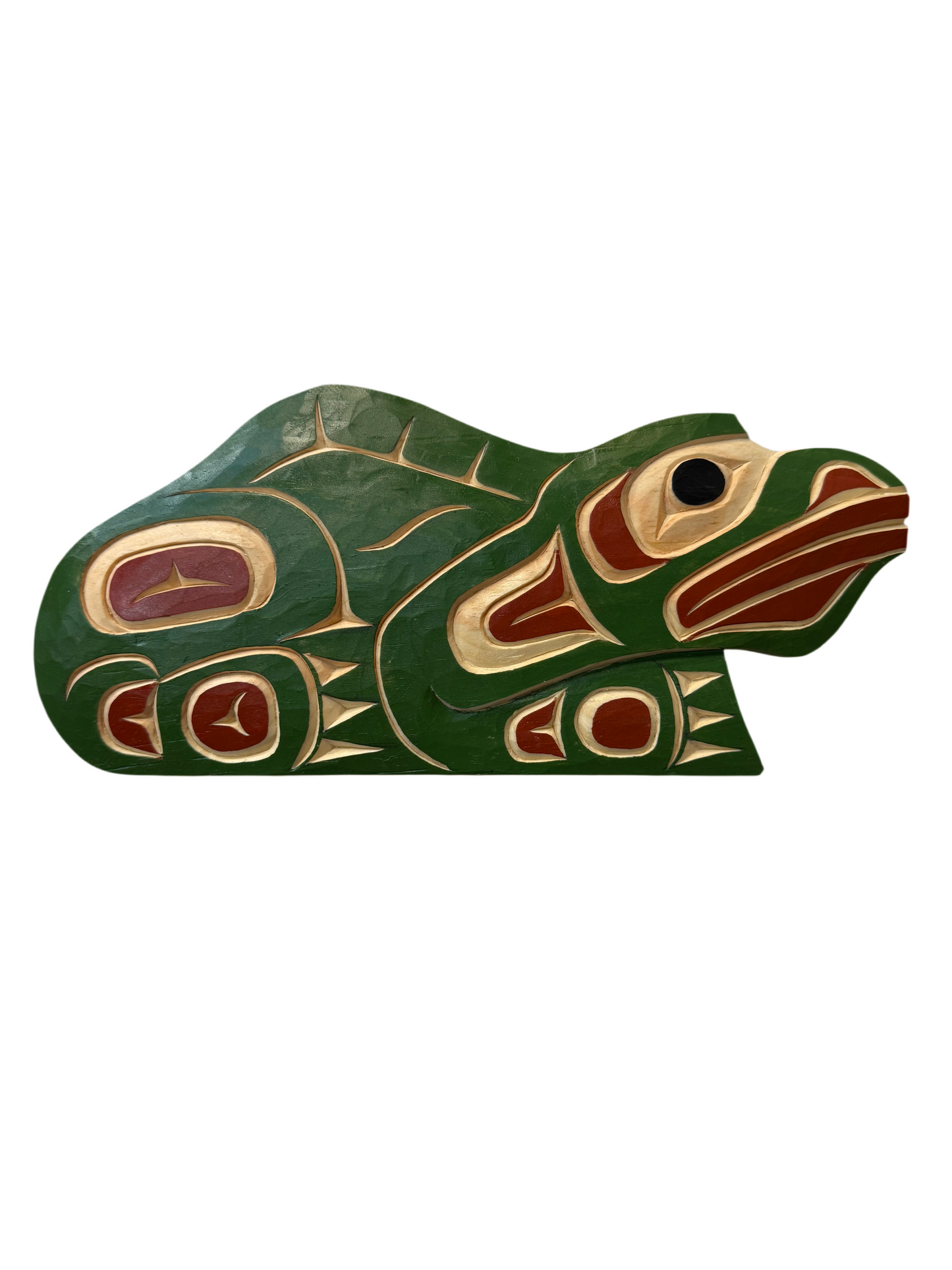 Wooden Plaque - Pine - Frog