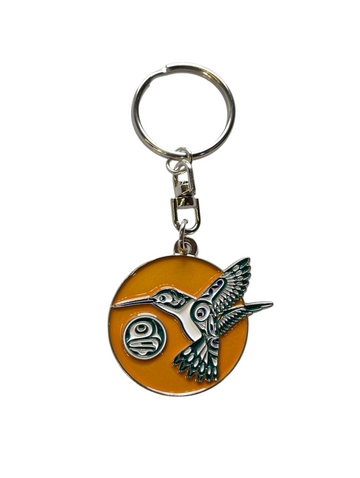 Keychain - Enamel - Hummingbird