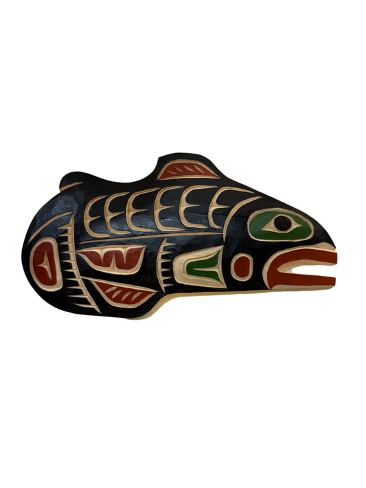 Wooden Plaque - Pine - Salmon