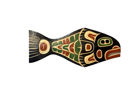 Wooden Plaque - Pine - Halibut