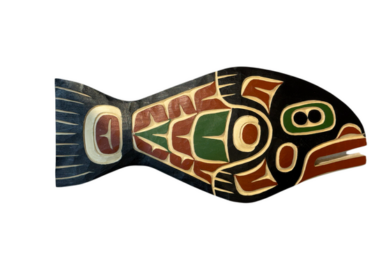 Wooden Plaque - Pine - Halibut