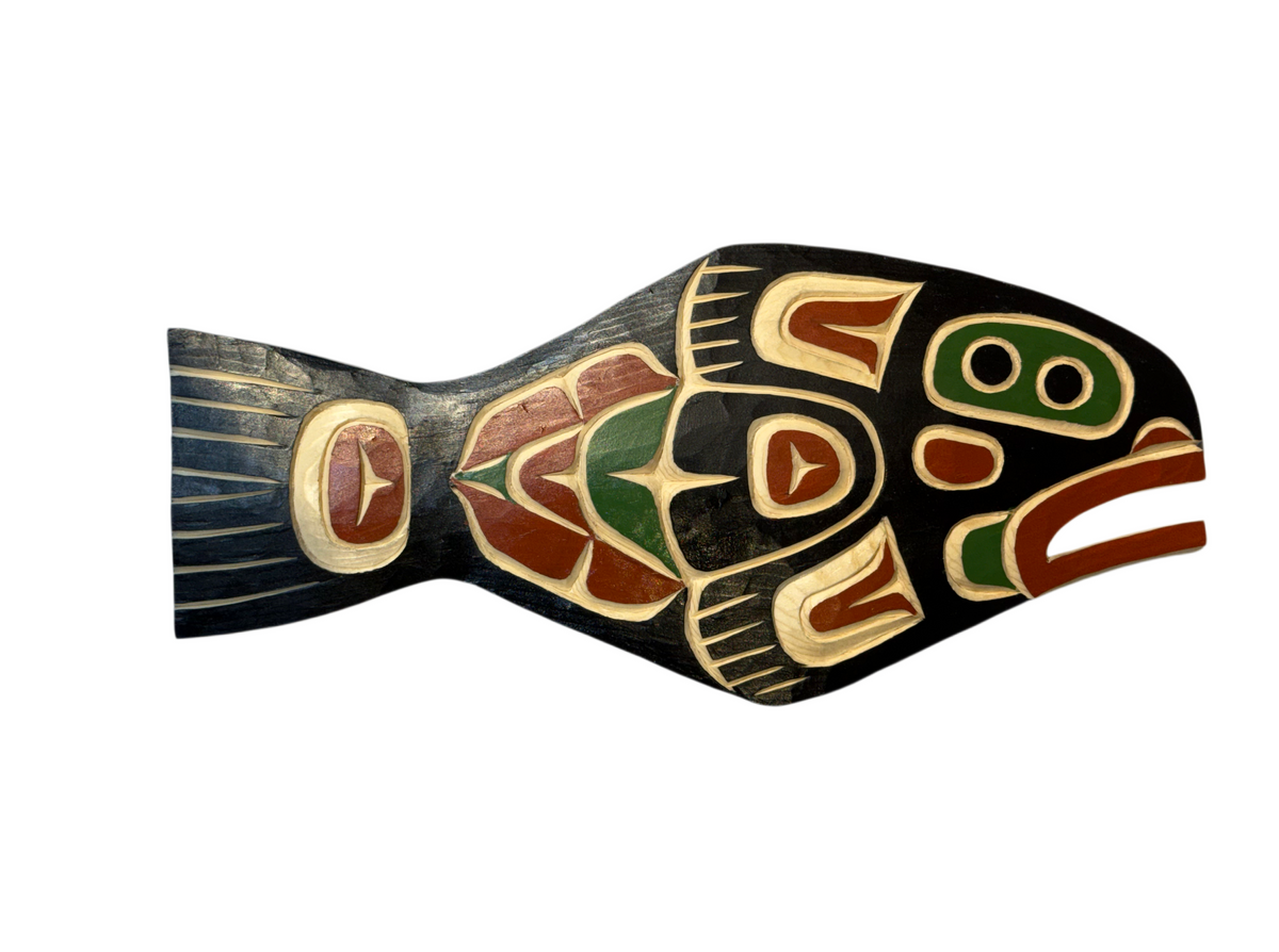 Wooden Plaque - Pine - Halibut