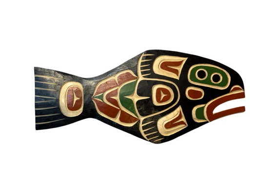 Wooden Plaque - Pine - Halibut