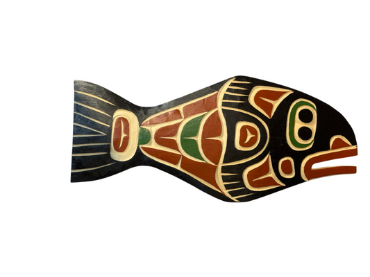 Wooden Plaque - Pine - Halibut