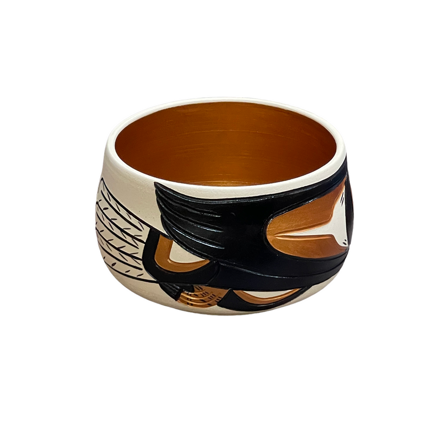 Ceramic Pot - Small - Eagle - Copper