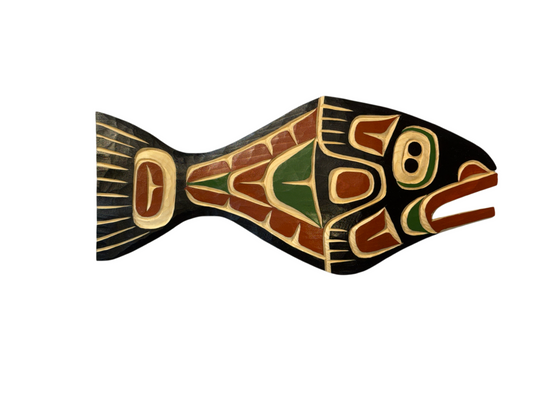 Wooden Plaque - Pine - Halibut